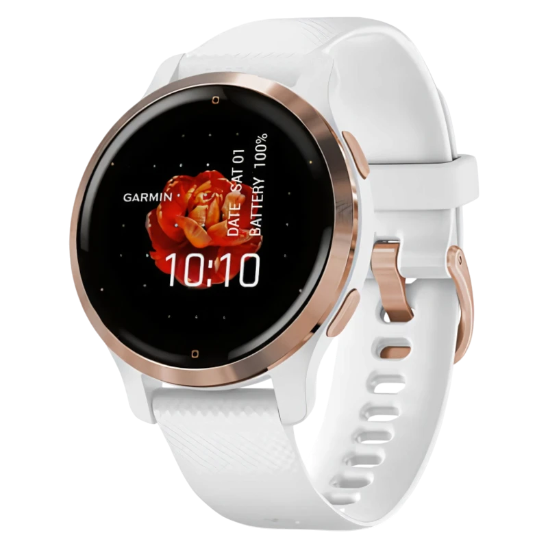 Garmin Venu 2S белые цвета розовое золото