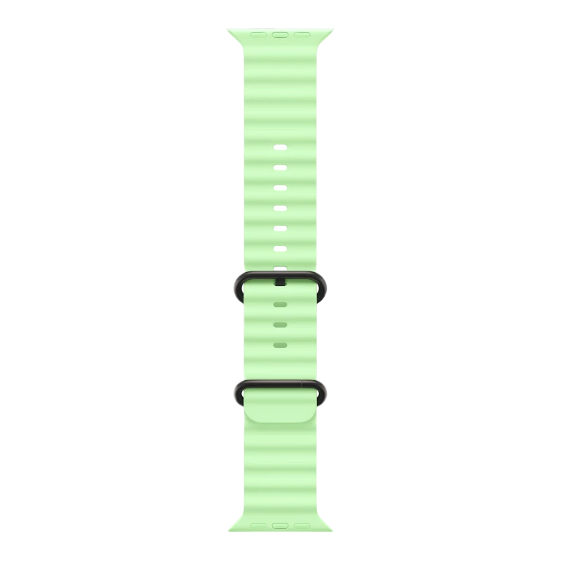 Apple Watch Ultra 3 Natural 49mm Ocean Band Neon green