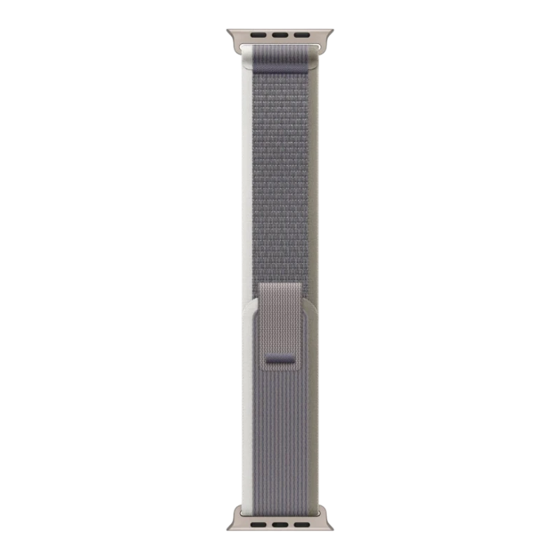 Apple Watch Ultra 2 49mm Natural Titanium Case with Trail Green Gray