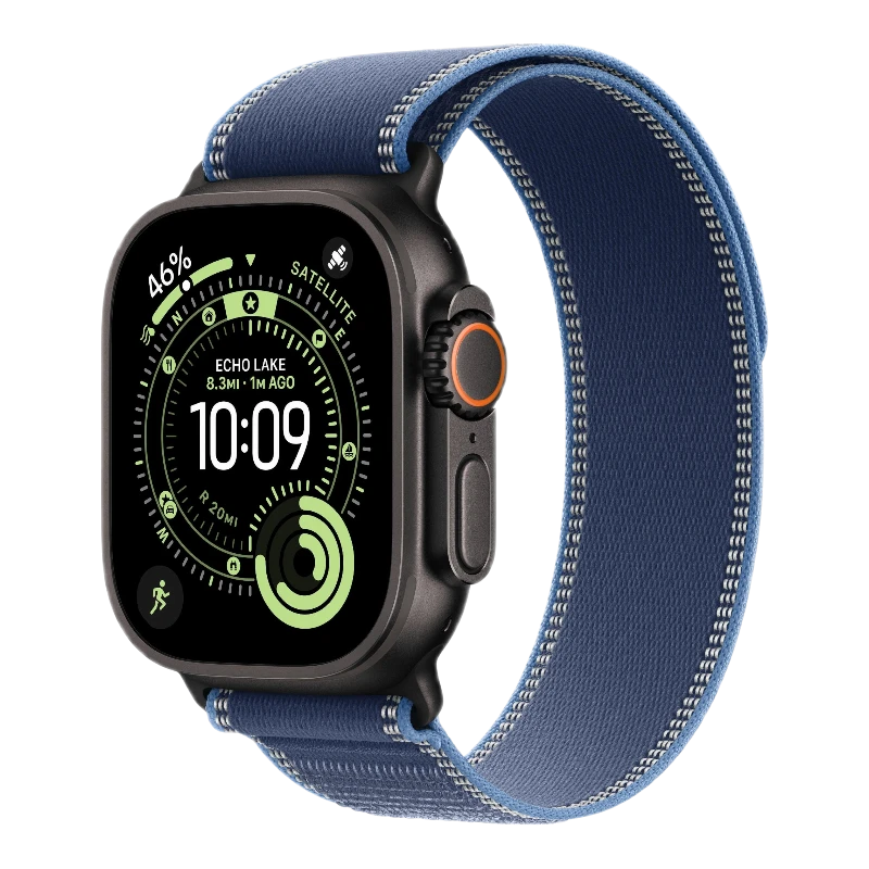 Apple Watch Ultra 3 Black 49mm Trail Loop Blue/Bright blue