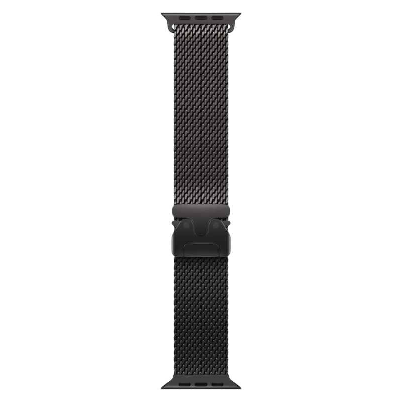 Apple Watch Ultra 4 49mm Black Titanium Case with Melanese Loop