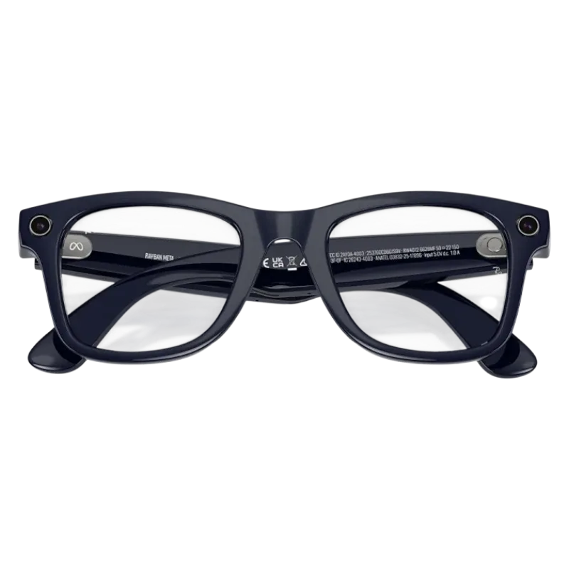 Умные очки Ray-Ban Gen 2 Wayfarer RW4012 Shiny Cosmic Blue, Clear/Sapphire Transitions