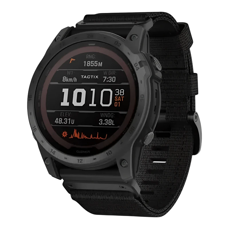 Garmin Tactix 7 Pro Ballistics Edition с черным нейлоновым ремешком