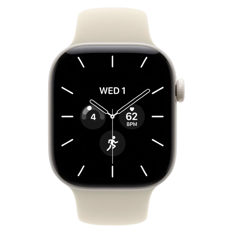 Apple Watch S12 Ceramic Case 46mm Pearl White
