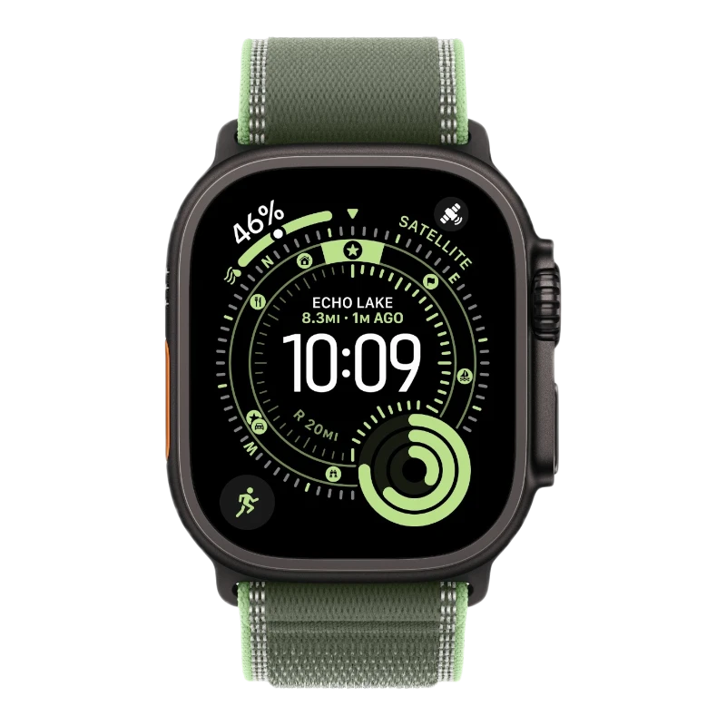 Apple Watch Ultra 3 Black 49mm Trail Loop Green/Neon