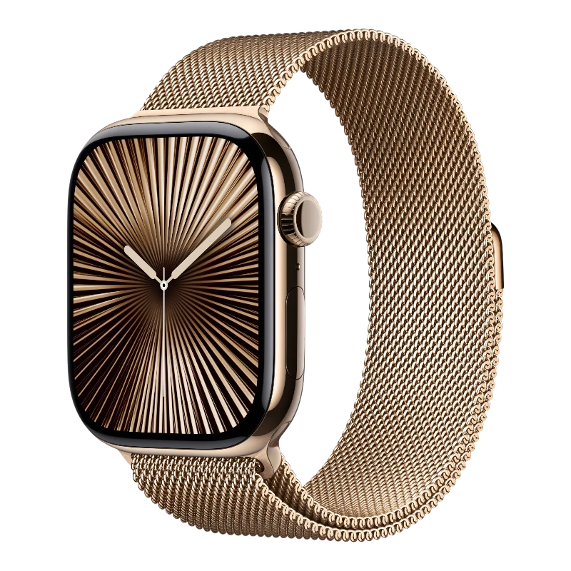 Apple Watch S10 Titanium Case 42mm Gold