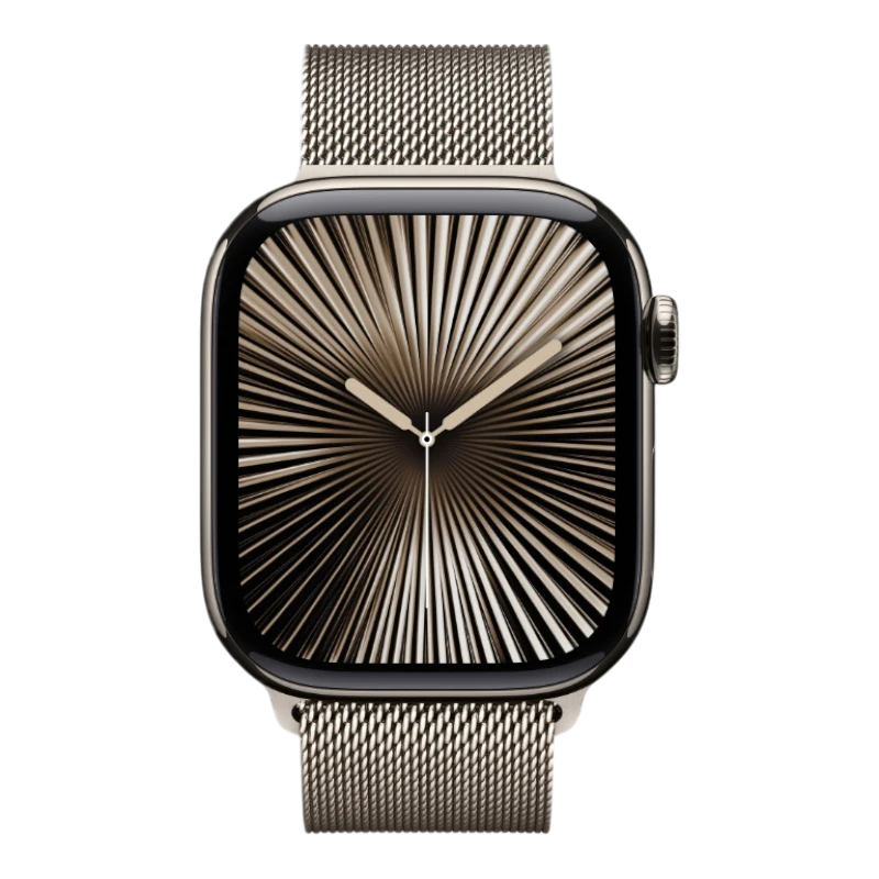 Apple Watch S10 Titanium Case 46mm Natural