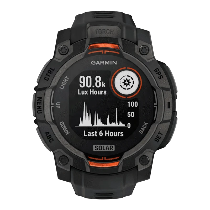 Garmin Instinct 3 Solar 45 mm Black