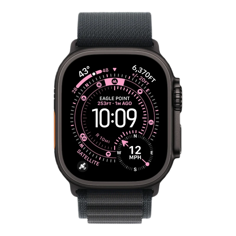 Apple Watch Ultra 3 Black 49mm Alpine Loop Black