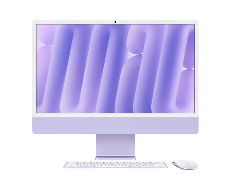 iMac 4.5K 24 M4 GPU 10-Core 24/512GB Purple