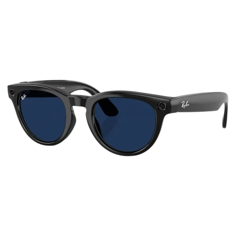 Умные очки Ray-Ban Gen 2 Low Bridge Fit Headliner RW4013F Shiny Black, Clear/Sapphire Transitions