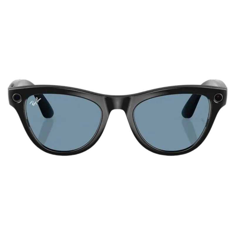 Умные очки Ray-Ban Gen 2 Skyler RW4014 Shiny Black, Clear/Cerulean Blue Transitions