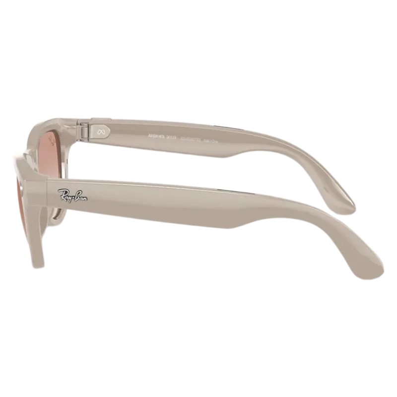Умные очки Ray-Ban Gen 2 Skyler RW4014 Shiny Chalky Gray, Cinnamon Pink