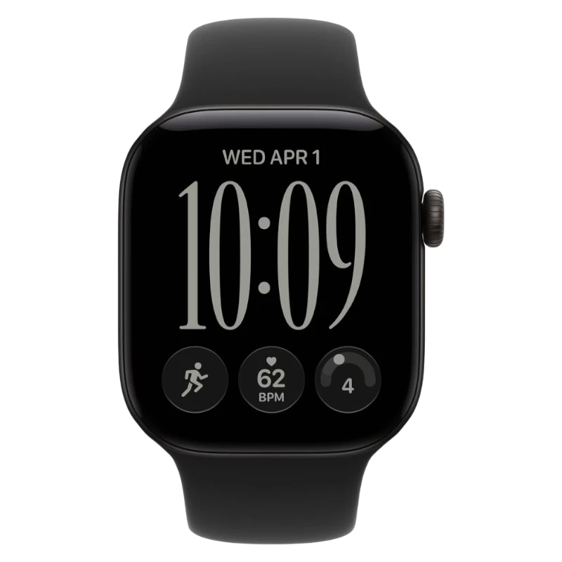 Apple Watch S12 Aluminum Case 46mm Black