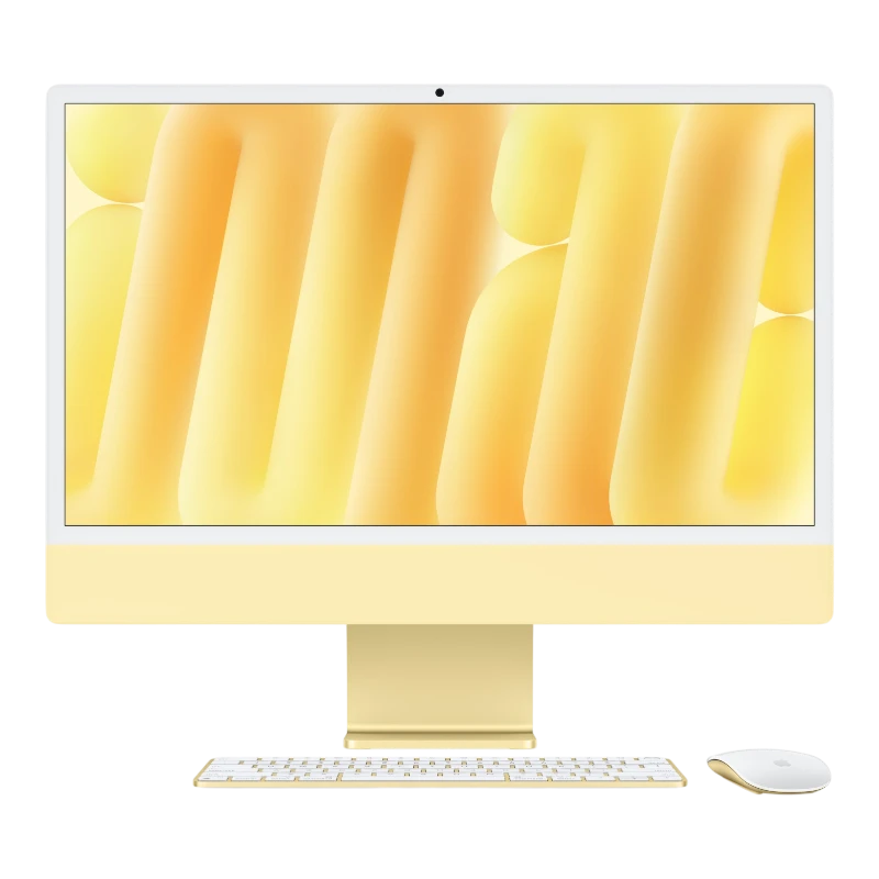 iMac 4.5K 24 M4 GPU 10-Core 24/512GB Yellow