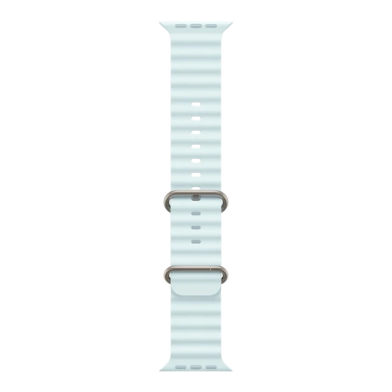 Apple Watch Ultra 2 49mm Natural Titanium Case with Ice Blue
