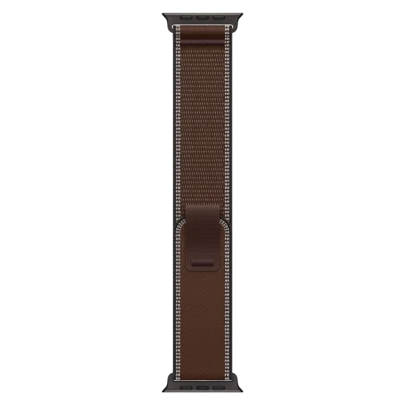 Apple Watch Ultra 4 49mm Black Titanium Case with Trail Dark Umber
