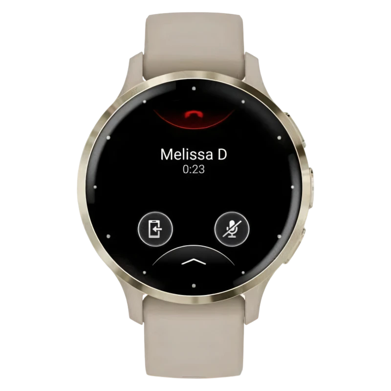 Garmin Venu 3S цвета французский серый с золотистым безелем