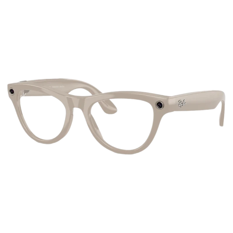 Умные очки Ray-Ban Skyler RW4010 Shiny Chalky Gray, Clear/Sapphire Transitions