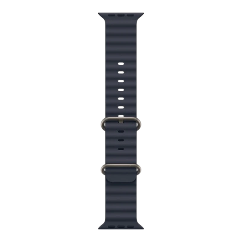Apple Watch Ultra 2 49mm Natural Titanium Case with Navy Ocean