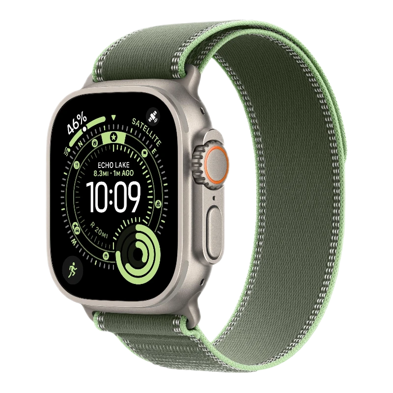 Apple Watch Ultra 3 Natural 49mm Trail Loop Green/Neon