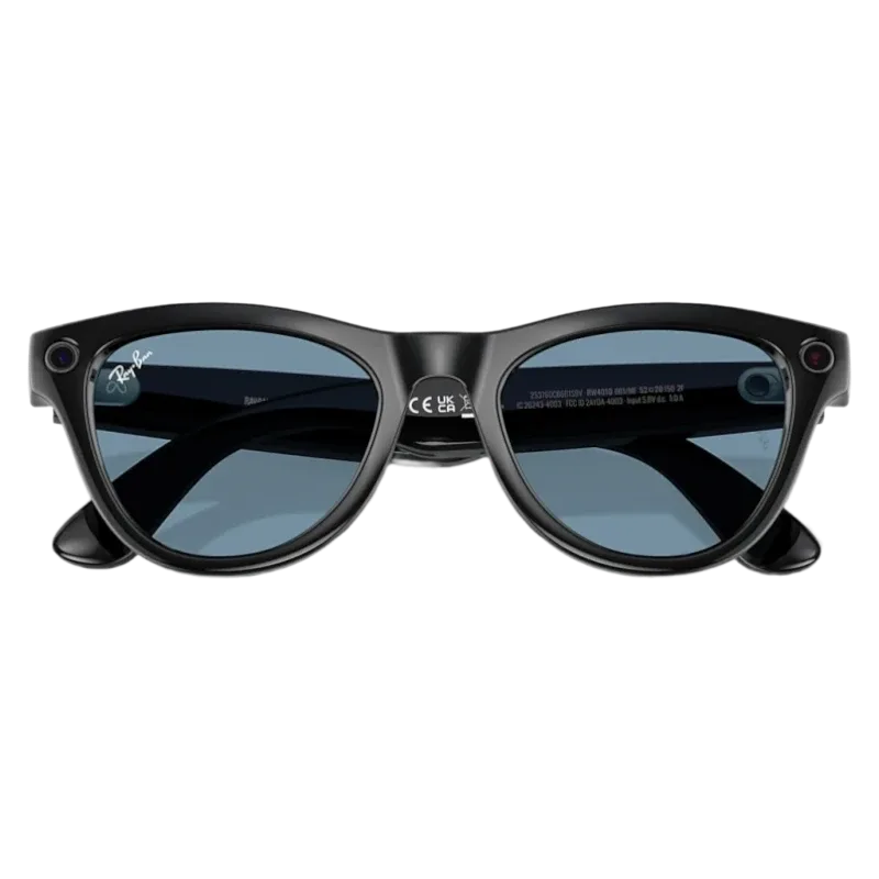 Умные очки Ray-Ban Gen 2 Skyler RW4014 Shiny Black, Clear/Cerulean Blue Transitions
