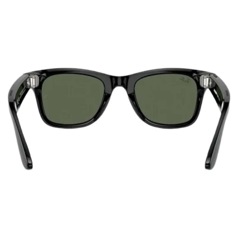 Умные очки Ray-Ban Wayfarer RW4006 Shiny Black, G-15 Green