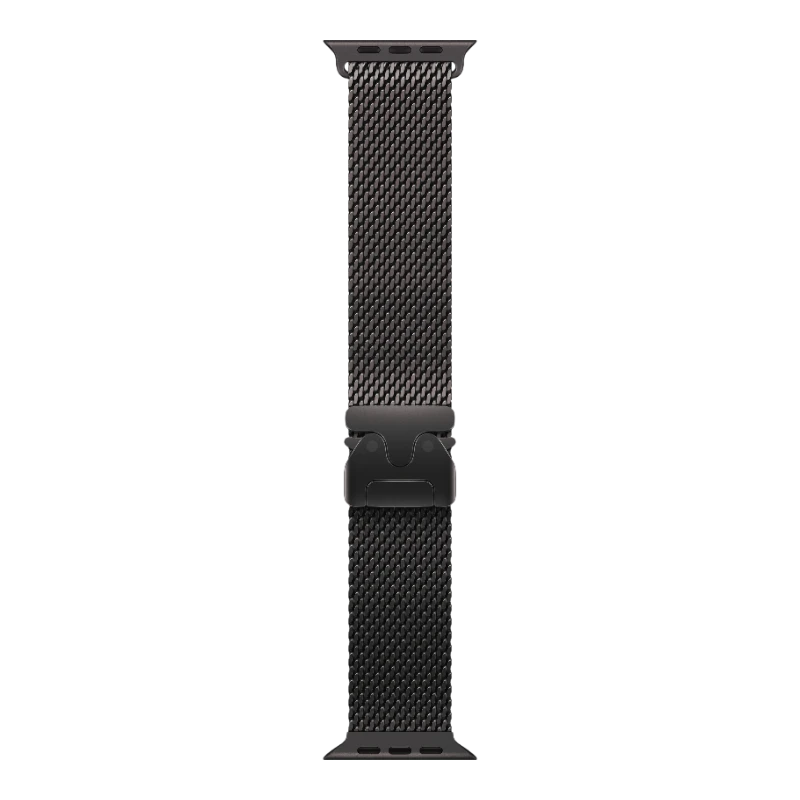 Apple Watch Ultra 3 Black Titanium 49 mm Melanese Loop