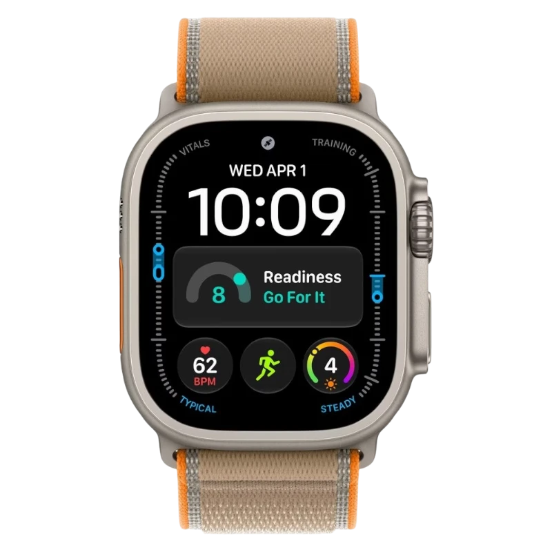 Apple Watch Ultra 4 49mm Natural Titanium Case with Trail Sand
