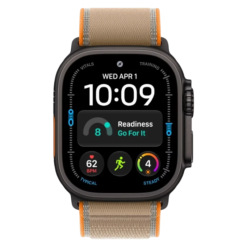 Apple Watch Ultra 4 49mm Black Titanium Case with Trail Sand
