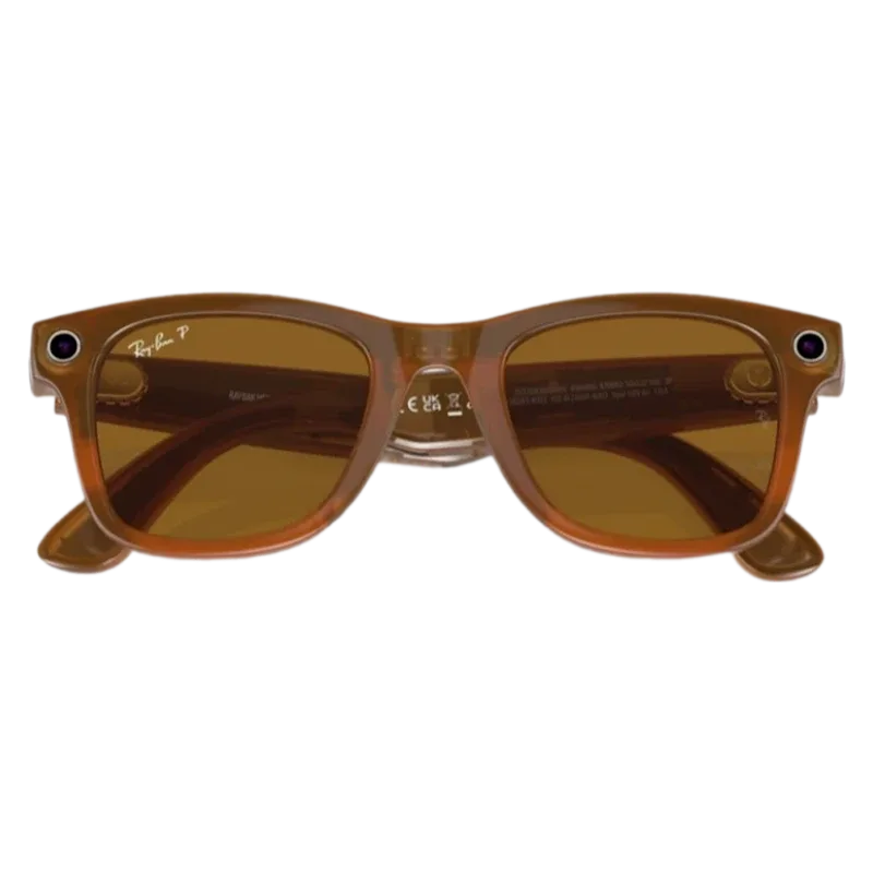 Умные очки Ray-Ban Wayfarer RW4006 Shiny Caramel, Brown