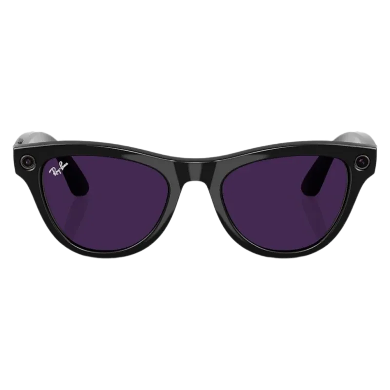 Умные очки Ray-Ban Skyler RW4010 Shiny Black, Clear/Amethyst Transitions