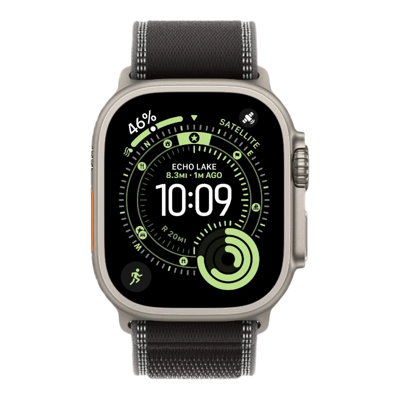 Apple Watch Ultra 3 Natural 49mm Trail Loop Black/Charcoal