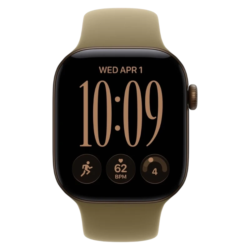 Apple Watch S12 Aluminum Case 46mm Dark Bronze