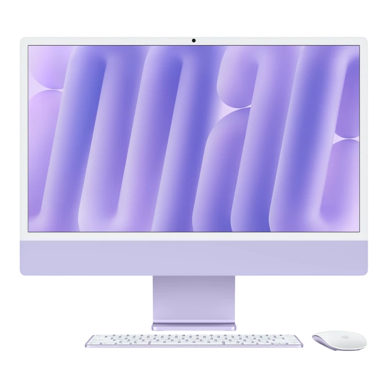 iMac 4.5K 24 M4 GPU 10-Core 24/512GB Purple
