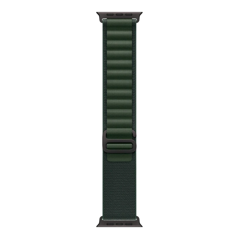 Apple Watch Ultra 2 49mm Black Titanium Case with Alpine Green