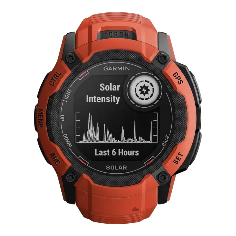 Garmin Instinct 2X Solar красный