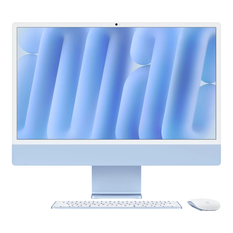 iMac 4.5K 24 M4 GPU 10-Core Nano 24/1024GB Blue