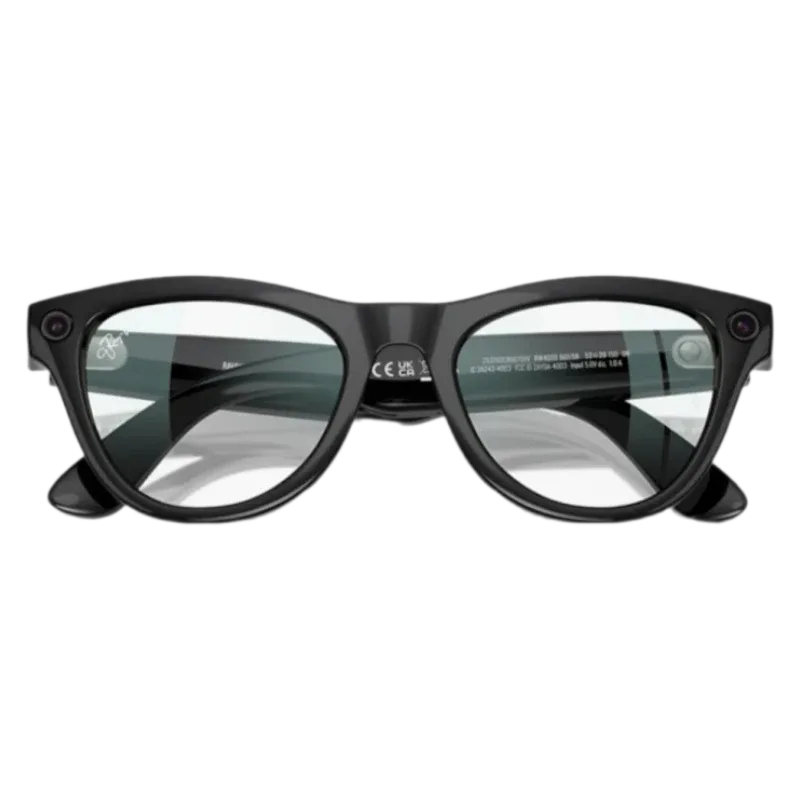 Умные очки Ray-Ban Gen 2 Skyler RW4014 Shiny Black, Clear Blue Light Filter