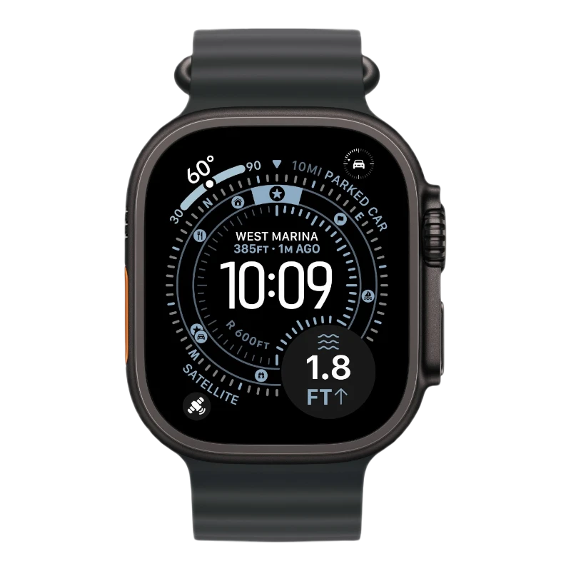 Apple Watch Ultra 3 Black 49mm Ocean Band Black