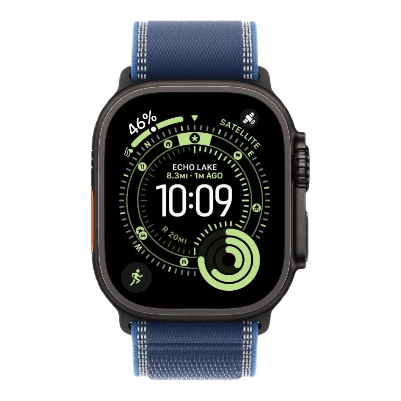 Apple Watch Ultra 3 Black 49mm Trail Loop Blue/Bright blue