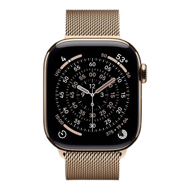 Apple Watch S11 Titanium Case 46mm Gold