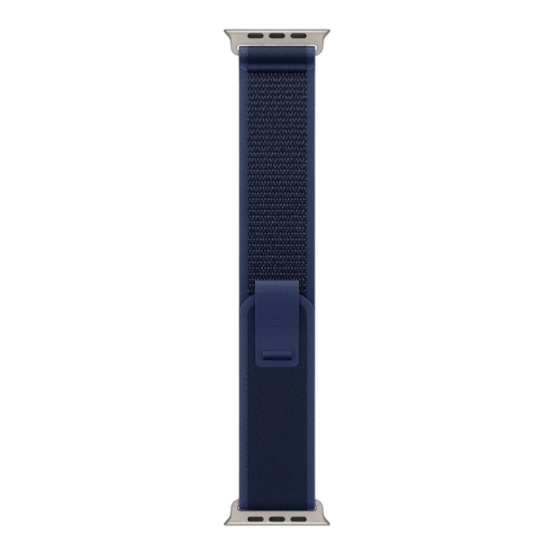 Apple Watch Ultra 2 49mm Natural Titanium Case with Blue Trail